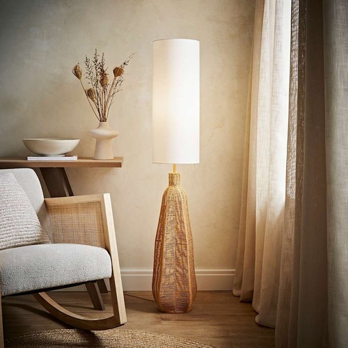 Una rattan wicker midi floor - wicker,