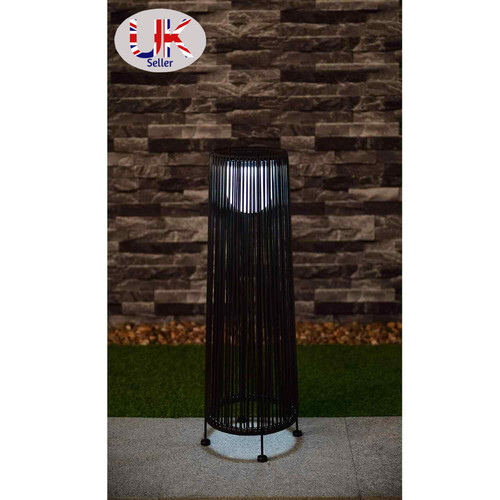 Solar rattan floor light - cm,