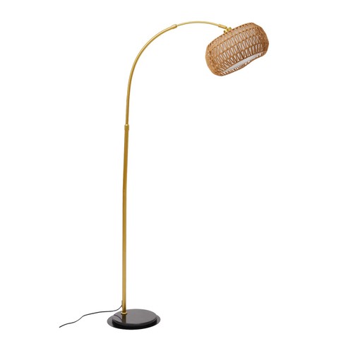 Modern arched floor - modern, lamp