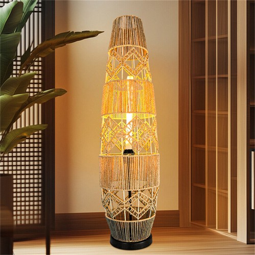 Hand woven floor - hand-woven, lamp