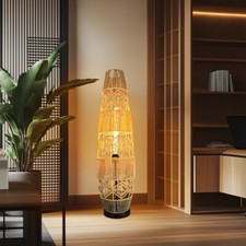 3 Color Rattan Floor Lamp