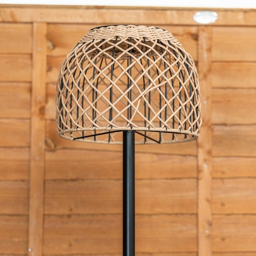 Solar powered natural rope - natural,