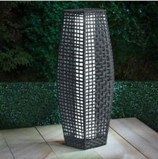 69cm Rattan Floor Lamp Solar