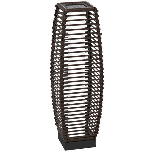 Outsunny rattan solar floor - outsunny,