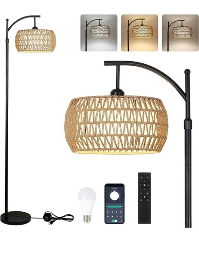 Arc floor lamp - lamp, living