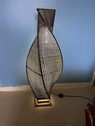 Vintage rattan wicker floor - wicker,