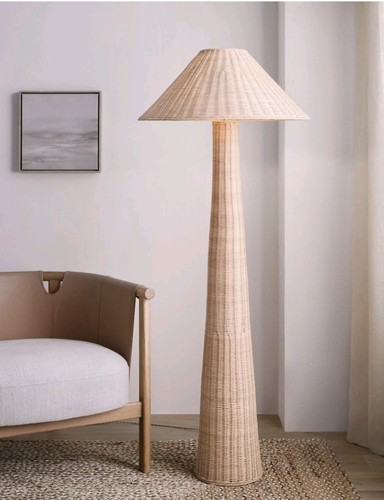 John lewis rattan floor lamp - floor,